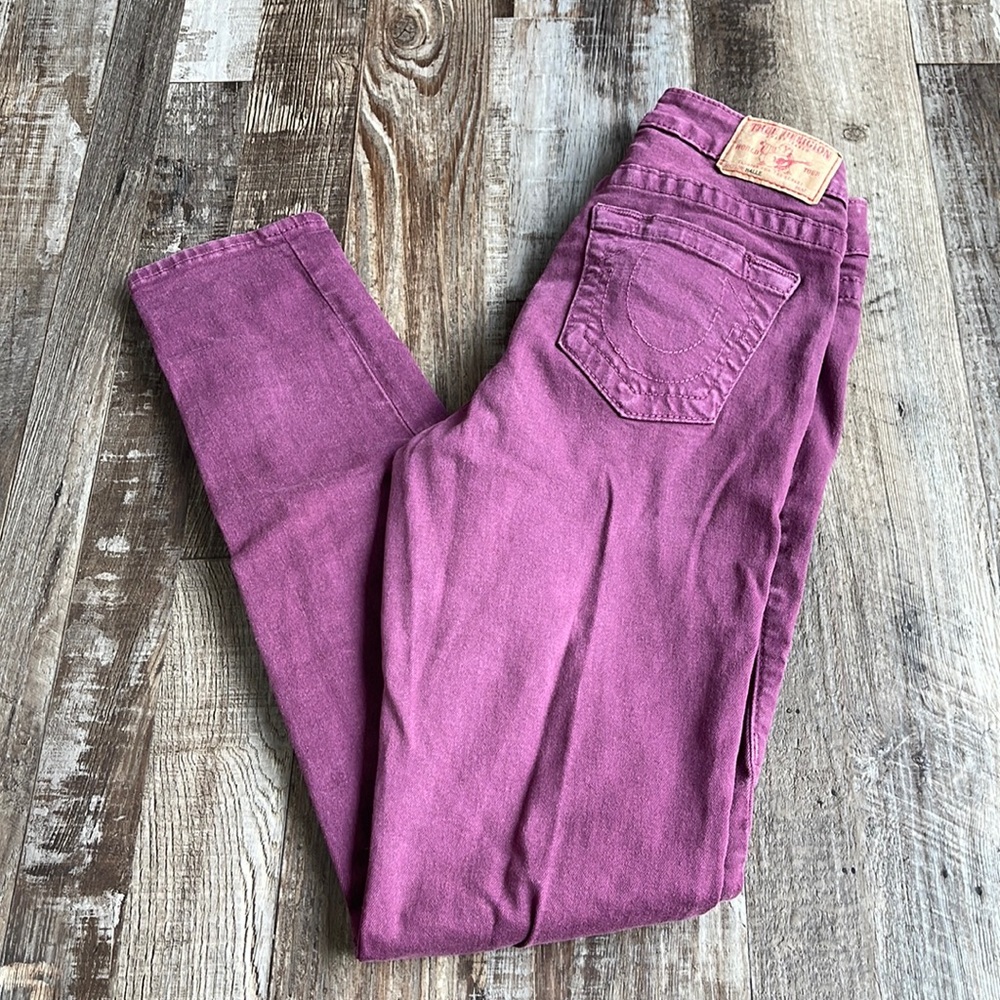 Size 27 womens true religion skinny jeans